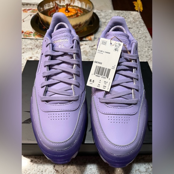 Cardi B x Reebok Wmns Club C 'Crisp Purple' - Picture 2 of 8